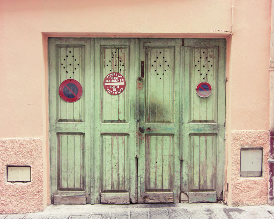 Celadon Doors Photograph by Lupen Grainne