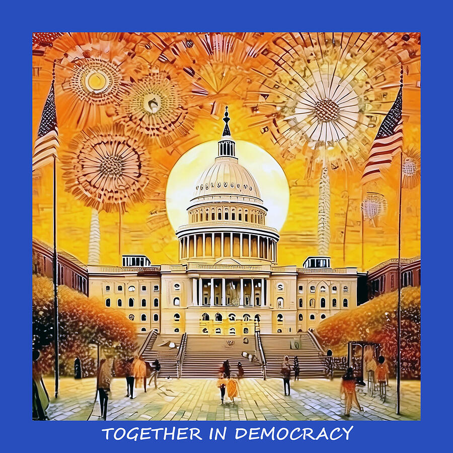 Celebrate Democracy Digital Art by Sherry Epley - Fine Art America