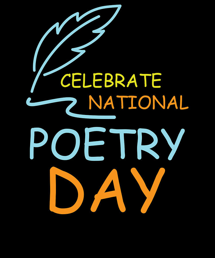 Celebrate National Poetry Day Bookworm Librarian Digital Art By Big ...