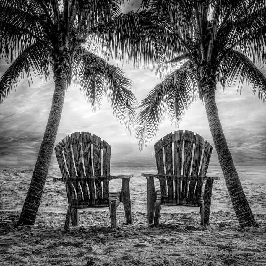 Celebrate Sunrise II in Black and White Photograph by Debra and Dave Vanderlaan