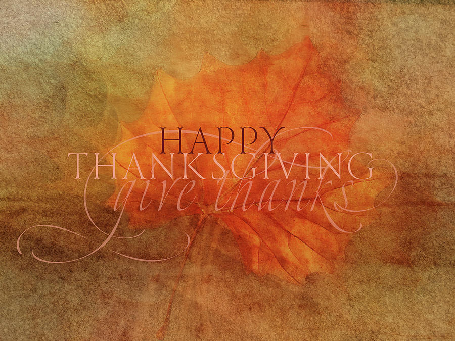 Celebrating Thanksgiving Digital Art by Terry Davis