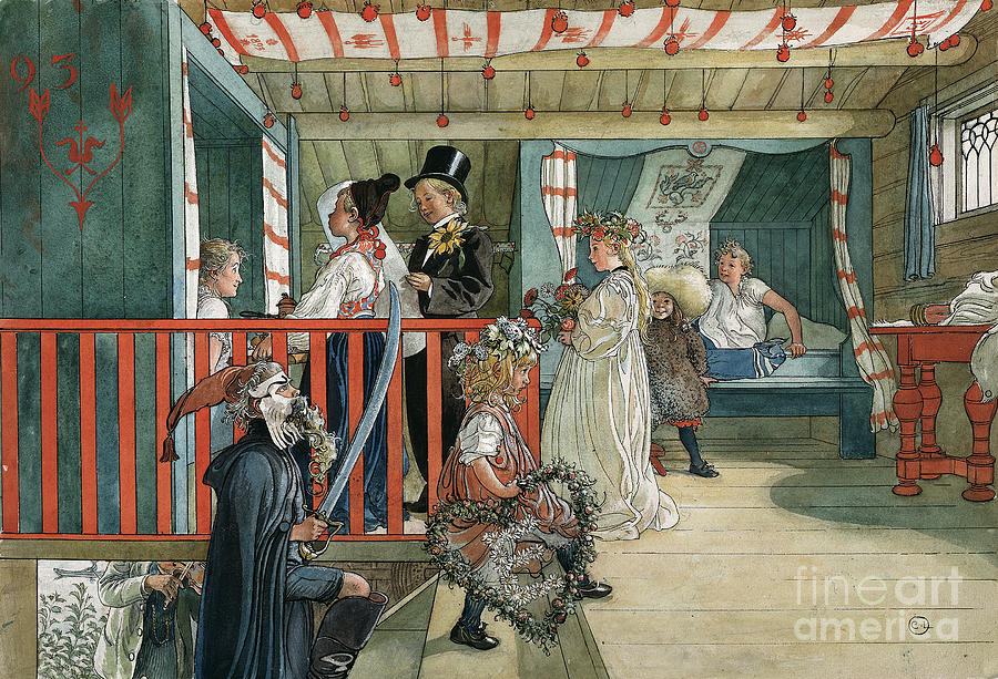 Celebration, c1895 Painting by Carl Larsson