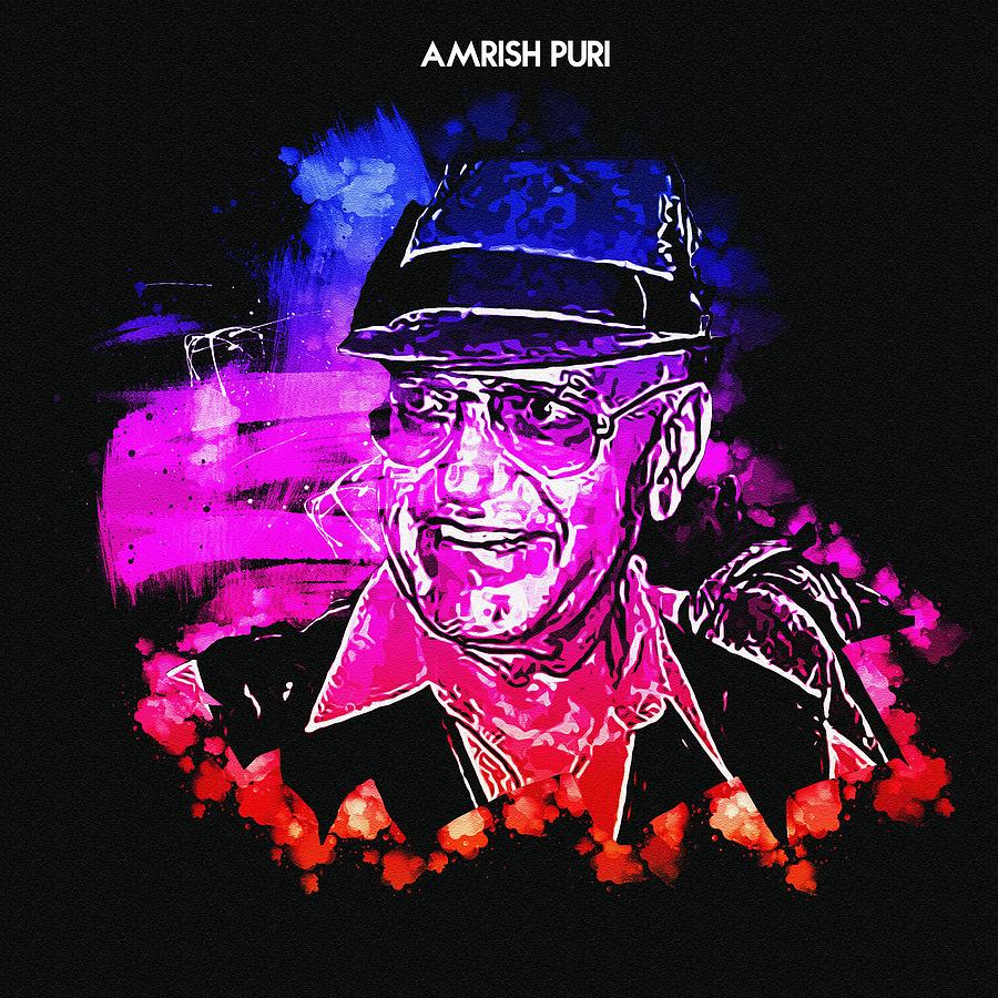 Celebrity Amrish Puri Mixed Media by Luettgen Vidal | Pixels