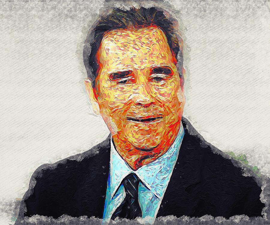 Celebrity Beau Bridges Mixed Media by Emilio Nolan Fine Art America