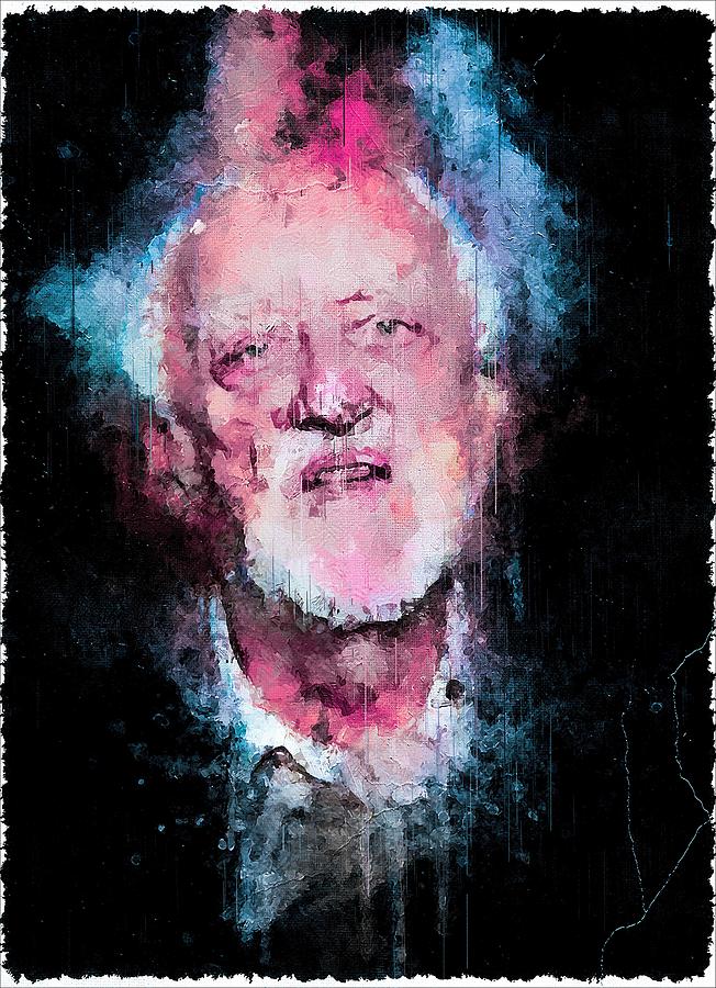 Celebrity Bernard Cribbins Famous People Art colorful Digital Art by ...