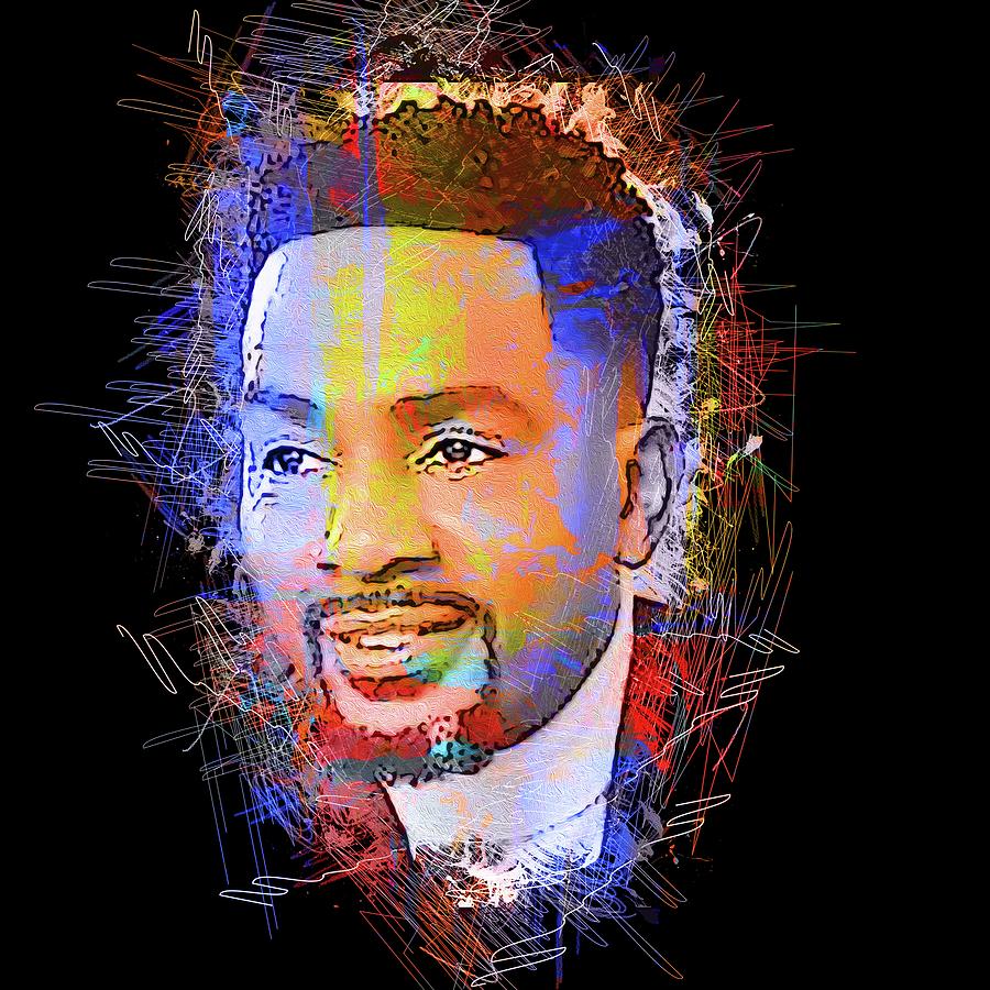 Celebrity Bill Bellamy Digital Art by Walter Florine - Fine Art America