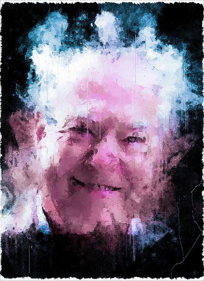 Celebrity Bill Kurtis Famous People Art colorful Digital Art by Dag