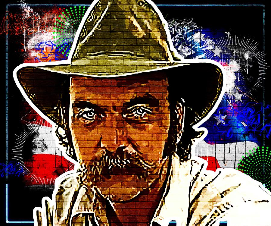 Celebrity Blaze Foley Mixed Media by Luettgen Vidal Fine Art America