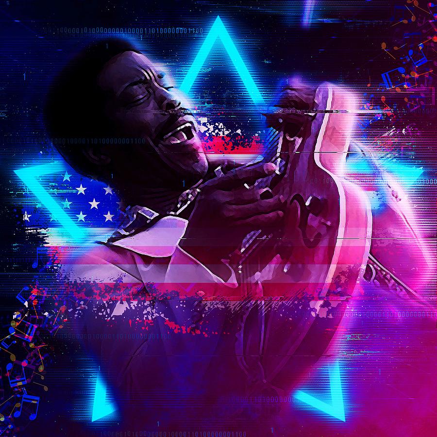 Celebrity Buddy Guy Mixed Media by Luettgen Vidal - Fine Art America