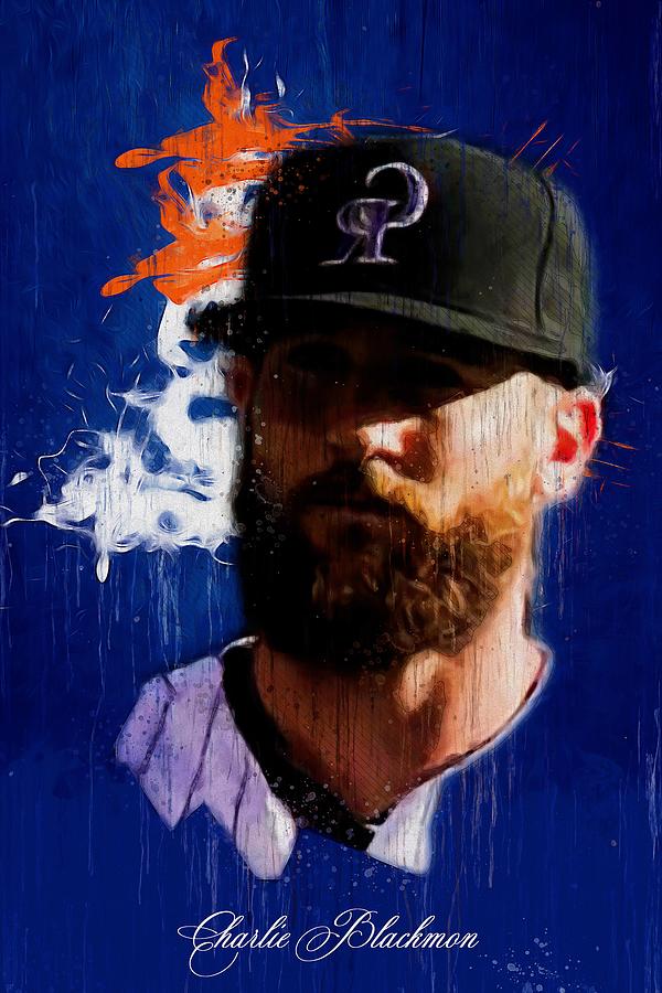 Celebrity Charlie Blackmon Digital Art By Jessica Colby - Fine Art America