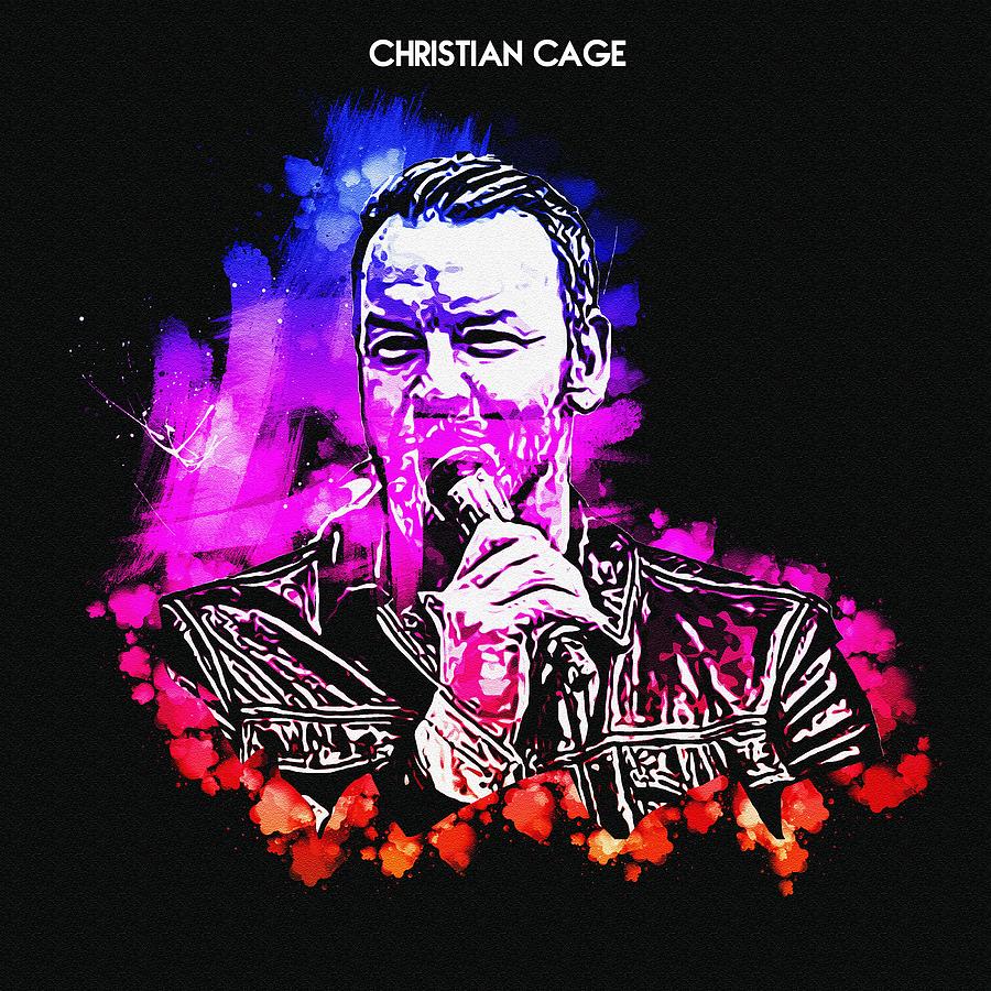 Celebrity Christian Cage Mixed Media by Luettgen Vidal - Fine Art America