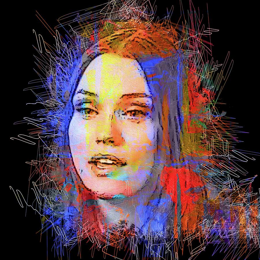 Celebrity Clare Grant Digital Art by Walter Florine - Fine Art America