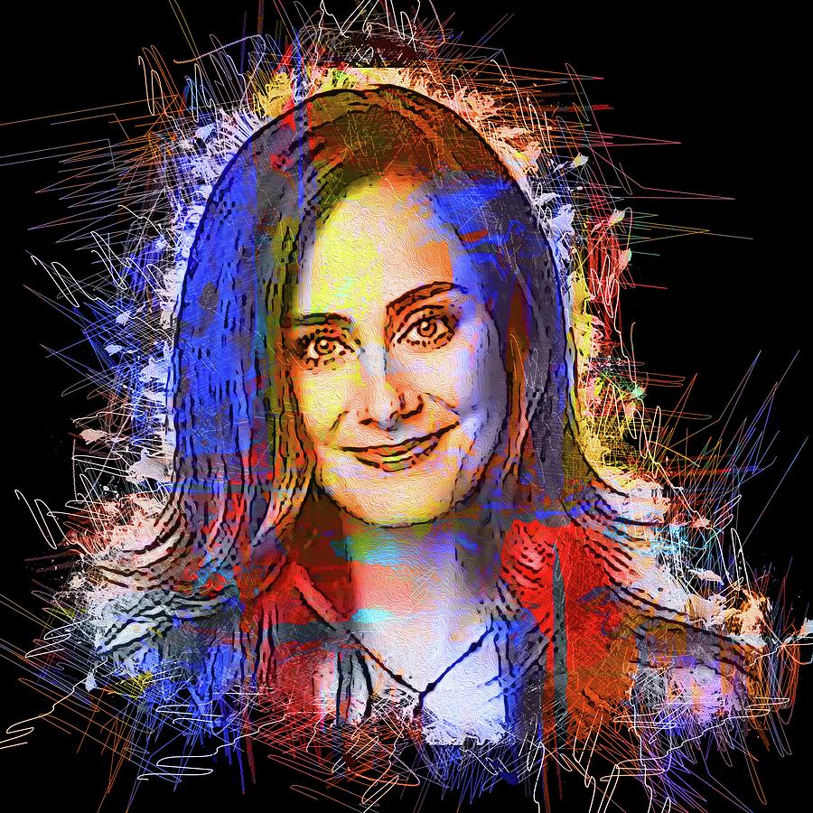 Celebrity Diane Farr Digital Art by Walter Florine - Fine Art America