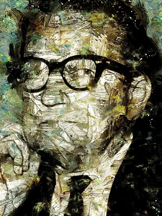 Celebrity Don Fedderson Art Mixed Media by Lew Rebekah