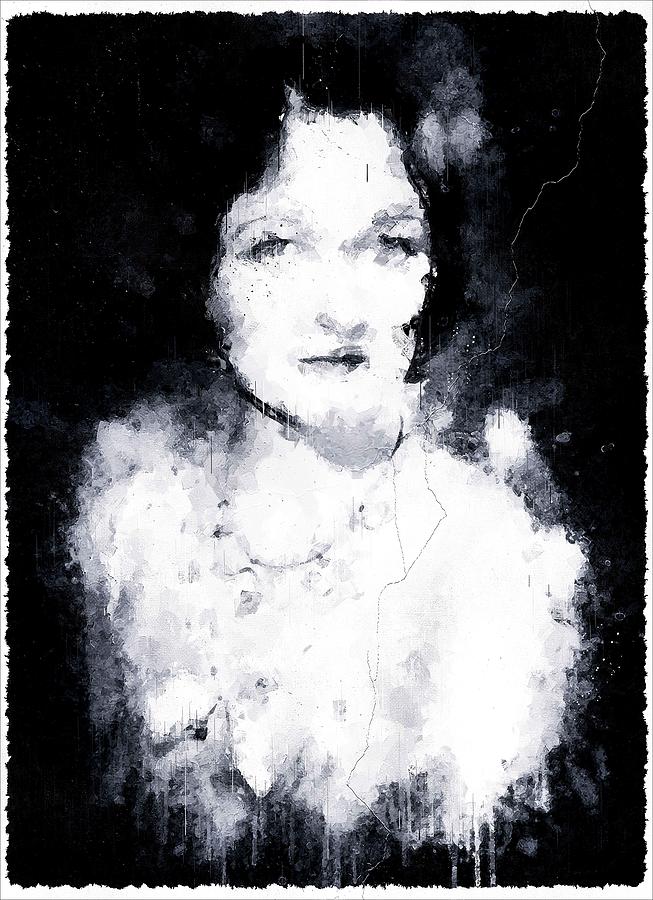 Celebrity Eleanor Boardman art Mixed Media by Luettgen Vidal Fine Art