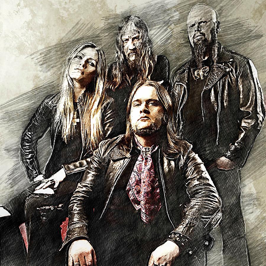 Celebrity Electric Wizard Pencil Drawing Drawing by Bechtelar Natalia ...