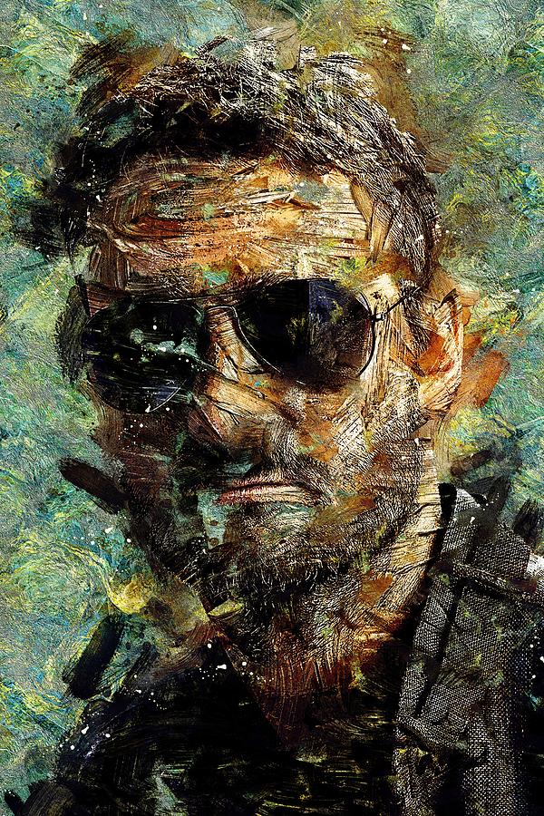 Celebrity Eric Church Art Mixed Media by Lew Rebekah | Pixels