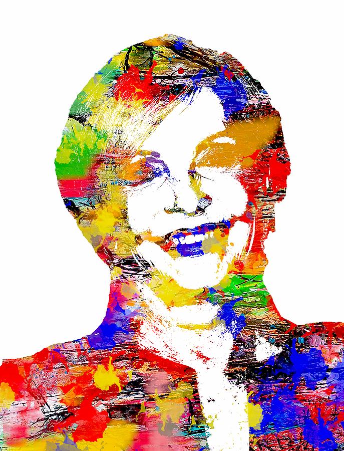 Celebrity Florence Henderson Color art Digital Art by Walter Florine ...