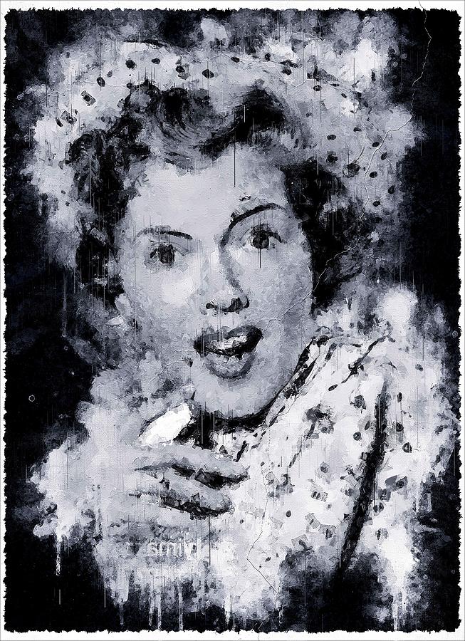 Celebrity Fran Allison art Mixed Media by Luettgen Vidal - Fine Art America