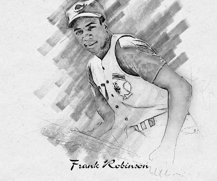 Celebrity Frank Robinson Mixed Media by Emilio Nolan - Fine Art America