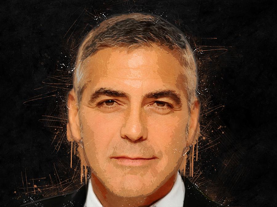 Celebrity George Clooney Actors United States Actor Face American ...