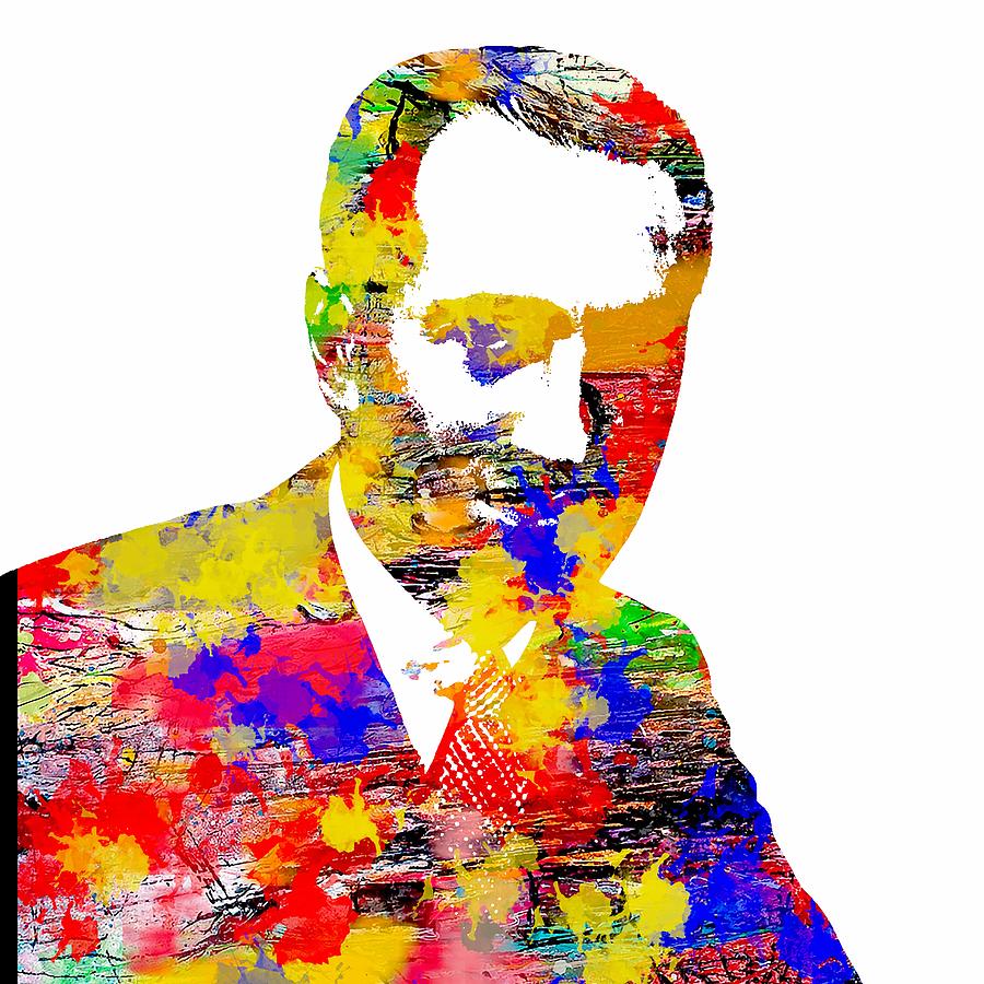 Celebrity George Gershwin Color Art Digital Art By Walter Florine ...