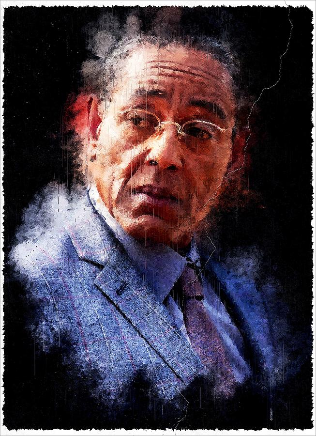 Celebrity Giancarlo Esposito art Mixed Media by Luettgen Vidal - Fine ...