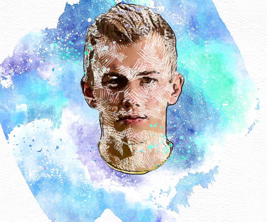 Celebrity James Ward Prowse Football Art Mixed Media by Miller Ebony ...