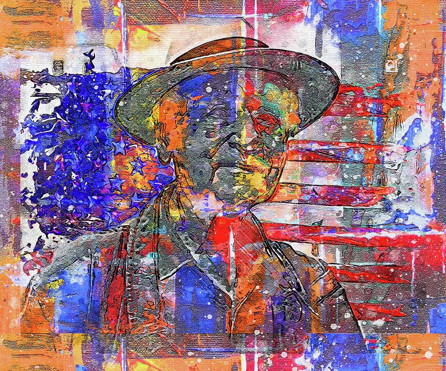 Celebrity Jonas Mekas Mixed Media by Franz Elvie - Fine Art America