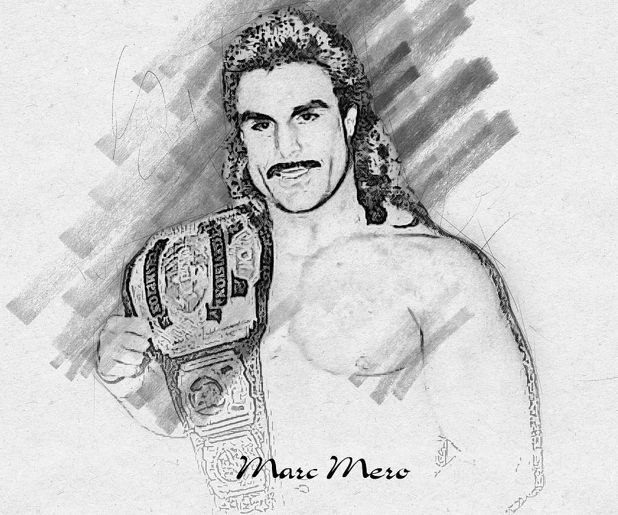 Celebrity Marc Mero Mixed Media by Emilio Nolan - Fine Art America