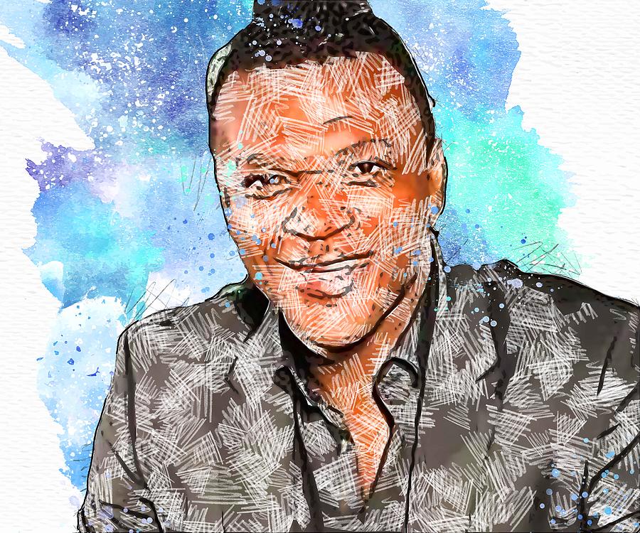 Celebrity Marcel Desailly Football Art Mixed Media by Miller Ebony ...