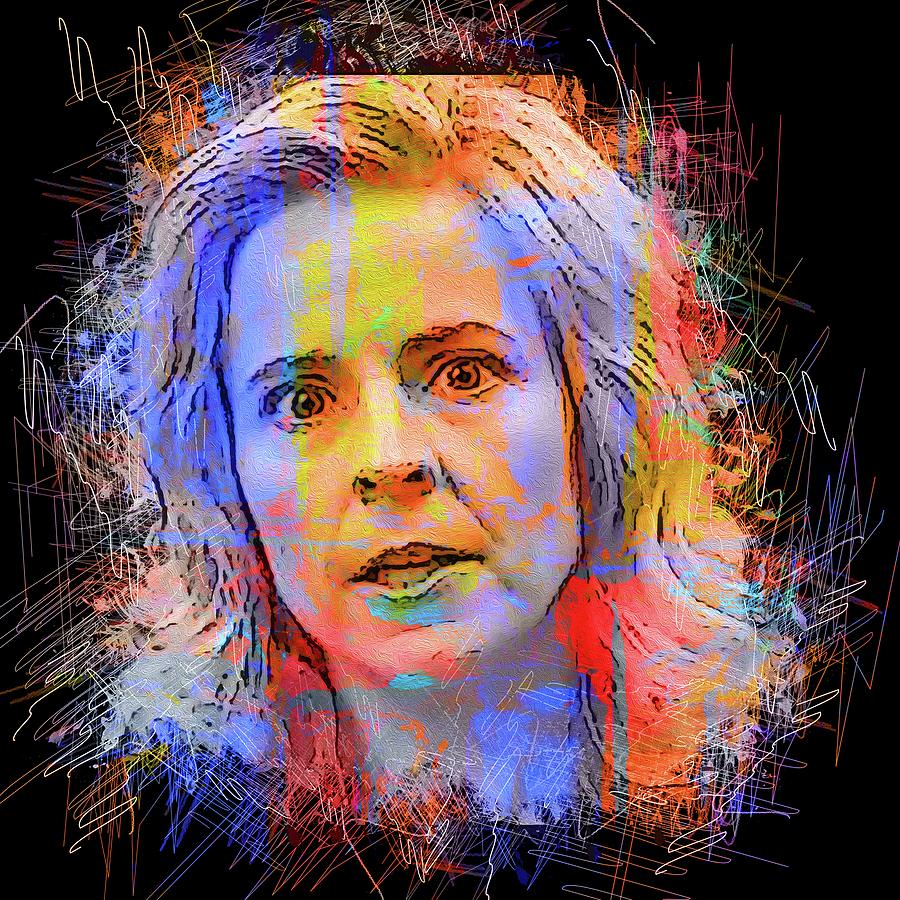 Celebrity Maria Bamford Digital Art by Walter Florine - Fine Art America