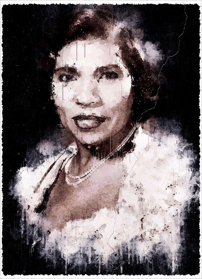 Celebrity Marian Anderson art Mixed Media by Luettgen Vidal Pixels