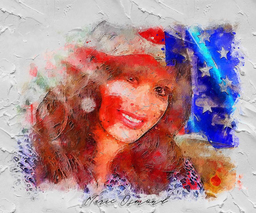 Celebrity Marie Osmond Painting by Rosie Boehm | Fine Art America