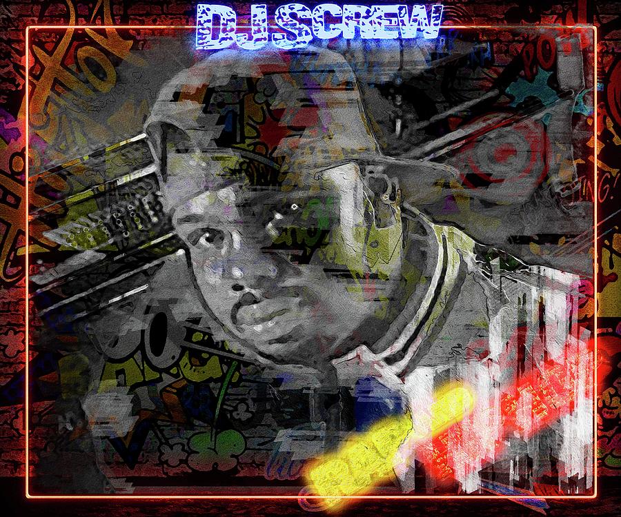 Celebrity music artists DJ Screw Artwork Mixed Media by Luettgen Vidal ...