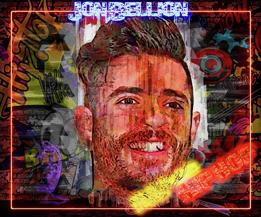 Celebrity music artists Jon Bellion Artwork Mixed Media by Luettgen ...