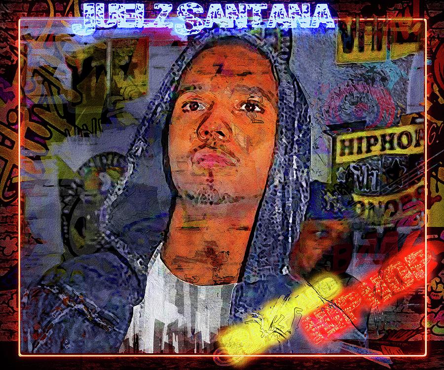 Celebrity music artists Juelz Santana Artwork Mixed Media by Luettgen ...