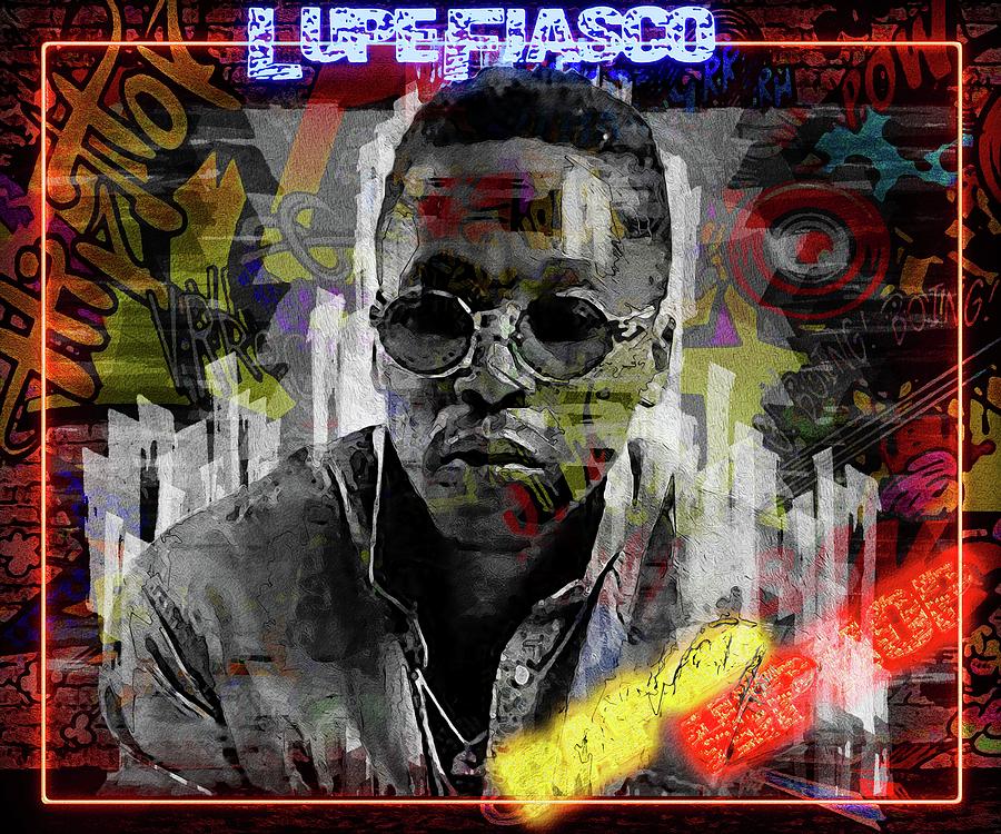 Celebrity music artists Lupe Fiasco Artwork Mixed Media by Luettgen ...