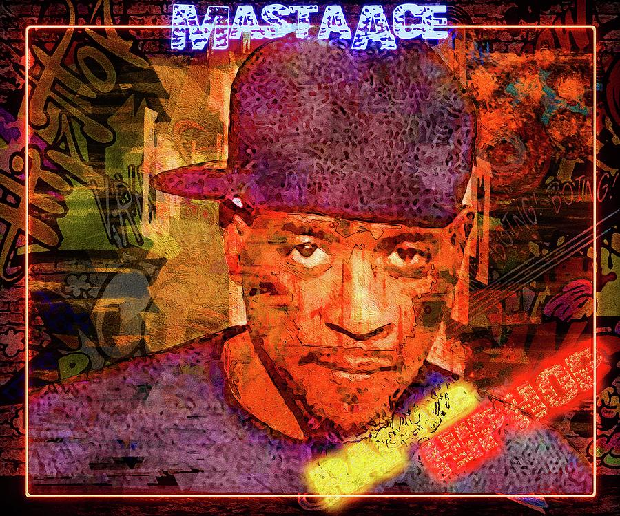 Celebrity music artists Masta Ace Artwork Mixed Media by Luettgen Vidal ...