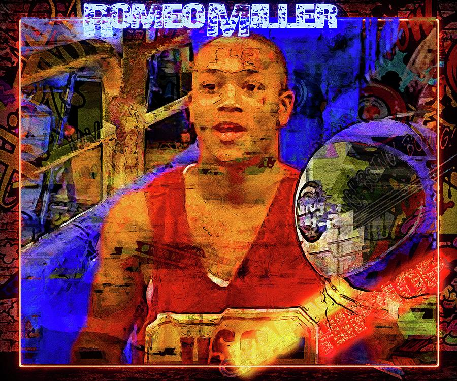 Celebrity music artists Romeo Miller Artwork Mixed Media by Luettgen ...