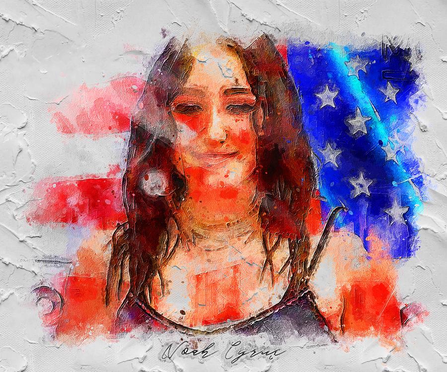 Celebrity Noah Cyrus Painting by Rosie Boehm | Fine Art America