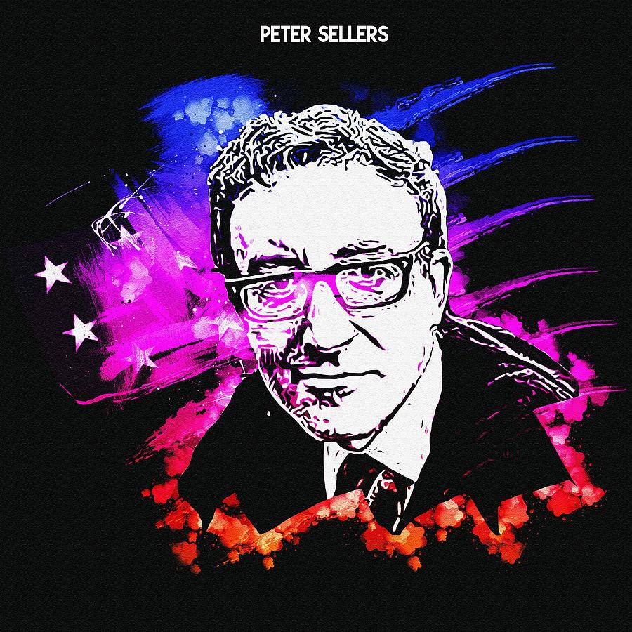 Celebrity Peter Sellers Mixed Media by Luettgen Vidal - Fine Art America