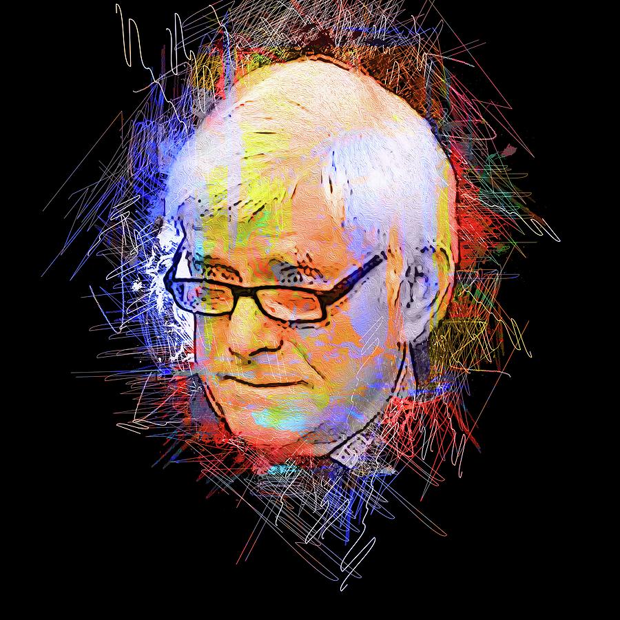 Celebrity Phil Donahue Digital Art by Walter Florine - Fine Art America