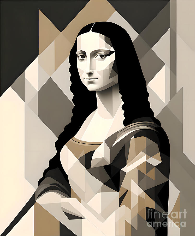 Celebrity Portrait - Mona Lisa Digital Art by Philip Preston