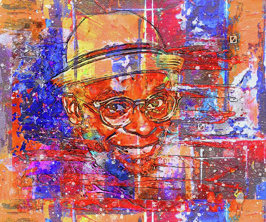 Celebrity Sahr Ngaujah Mixed Media By Franz Elvie - Fine Art America