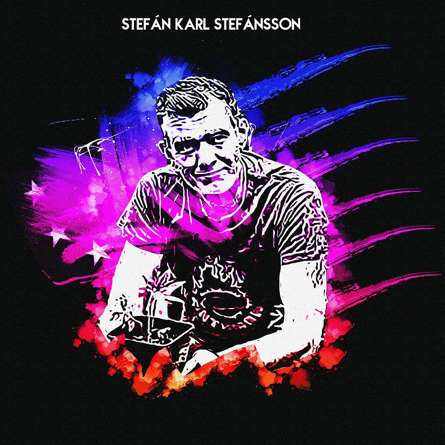 Celebrity Stefan Karl Stefansson Mixed Media by Luettgen Vidal | Pixels