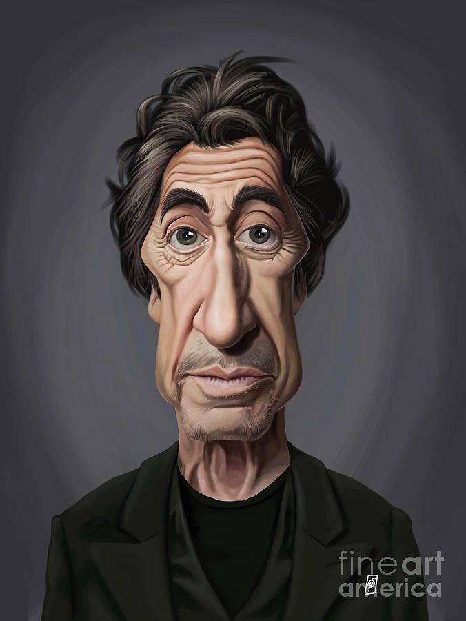 Celebrity Sunday - Al Pacino Digital Art by Rob Snow
