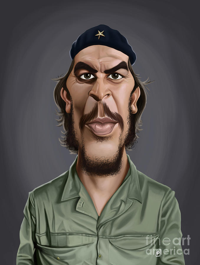 Celebrity Sunday - Che Guevara Digital Art by Rob Snow