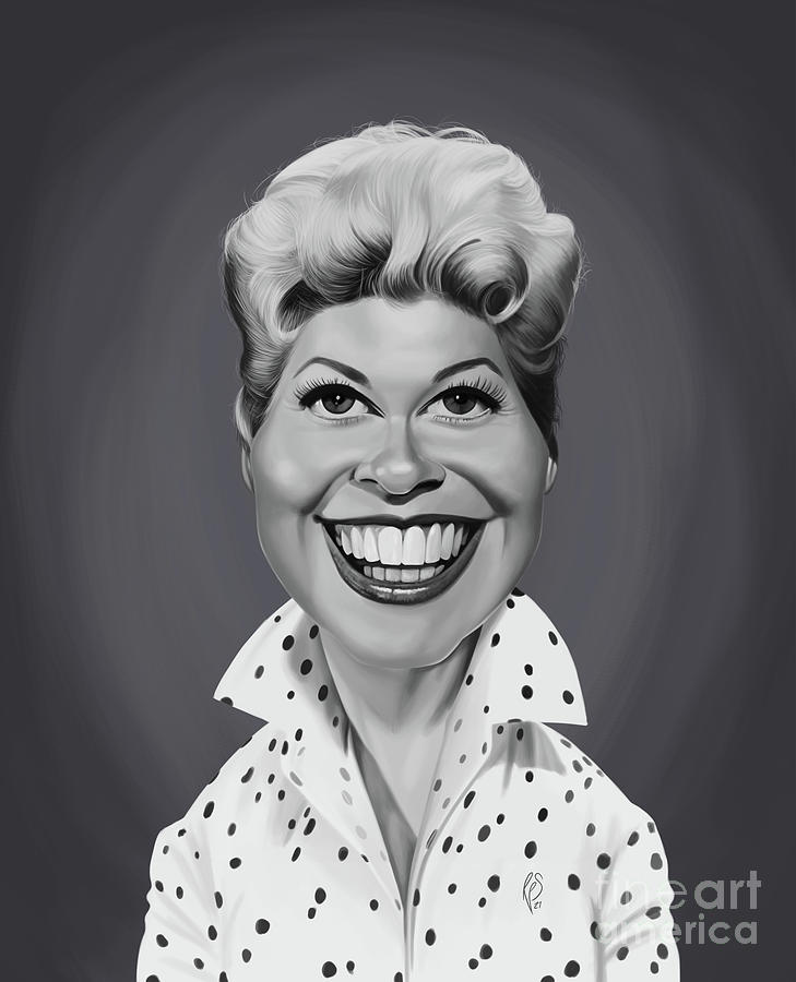Celebrity Sunday - Doris Day Digital Art by Rob Snow