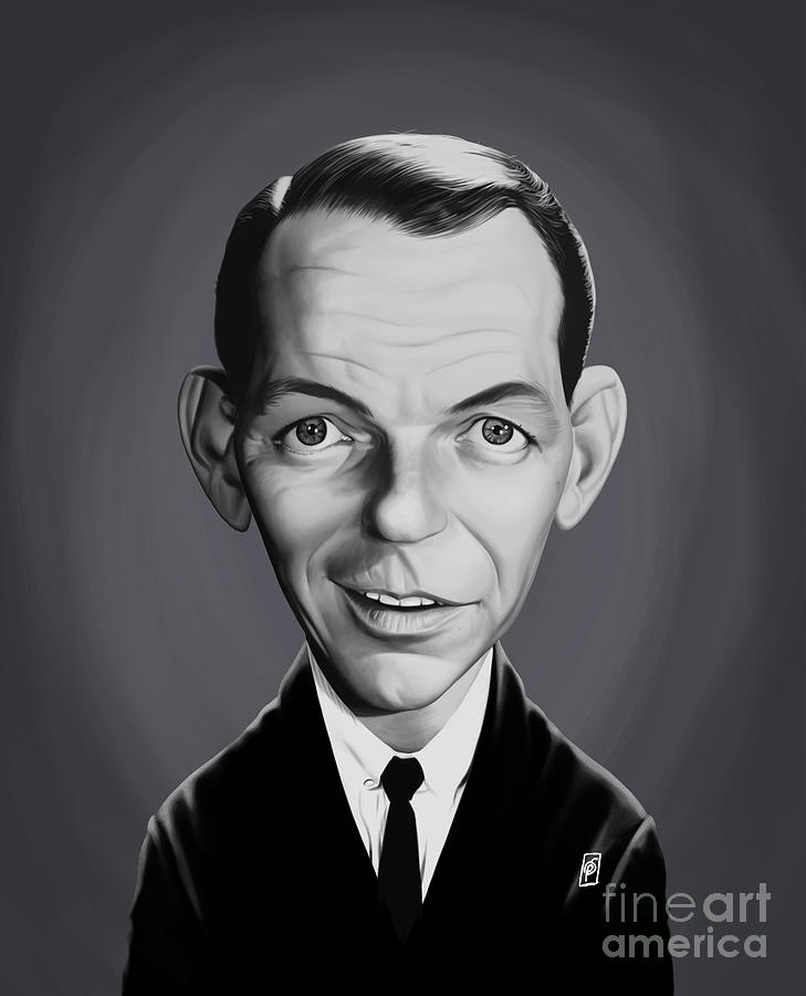 Celebrity Sunday - Frank Sinatra Digital Art by Rob Snow